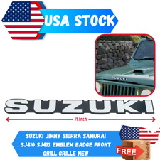 Suzuki Sj410 Sj413 Jimny Sierra Samurai Emblem Badge Front Grill Grille New