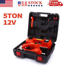 Electric Hydraulic Floor Jack Car Jack Lift 5 Ton 12v Dc Electric Impact Wrench