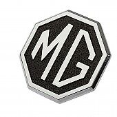 Mgb Mg Midget Front Rubber Bumpers Metal Badge Cha544