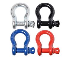 58 Lift Tow Bow Shackle D-ring W 34 Clevis Screw Pin Wll 7000 Lbs 3.25 Ton