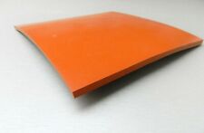 14 Silicone Rubber Sheet High Temp Solid Redorange Commercial Grade 8x8 Sq