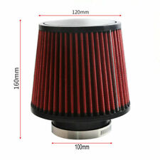 Red 4 100mm Performance High Flow Inlet Cold Air Intake Cone Dry Air Filter