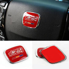 Red Mugen Sticker Emblem For Car Steering Wheel Modified Racing Badge 5040mm A