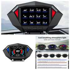 Car Hud Digital Gps Inclinometer Multifunction Speedometer Slope Meter Offroad