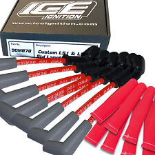 Ice Pro 100 Ignition Spark Plug Leads 9.0mm Red Ls1 Ls2 Ls76 L77 L98 Ls3 Lsa