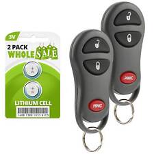 2 Replacement For 2002 2003 2004 Jeep Grand Cherokee Car Key Fob Remote