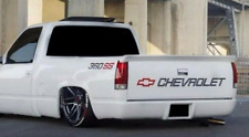 Chevy Trucks 350 Ss Tailgate Decals Kit Red Black Gloss 1500 Single Cab 4 Door