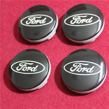 Set Of 4 Pcs Black Ford Wheel Center Caps 54mm Rim Emblem Hubcap Cover Logo 2 