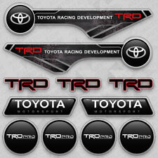 Toyota Trd Racing Pro Motor Sport Car 3d Logo Sticker Vinyl Decal Stripes Decor