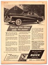 Original - 1948 Buick Super Car - Original Print Advertisement 8x11