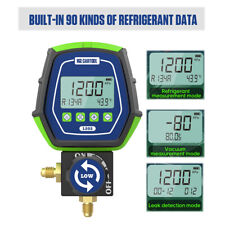 Refrigeration Digital Manifold Gauge Meter Hvac Pressure Vacuum Temperature Test
