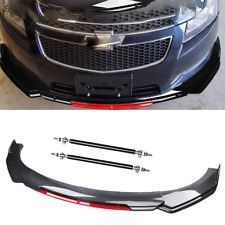 For Chevrolet Chevy Cruze10-21 Carbon Front Bumper Lip Spoiler Splitter Body Kit