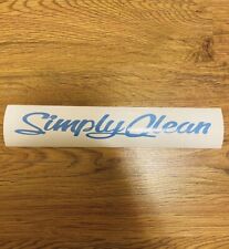 Baby Blue Jdm Simply Clean Stickers Decal 8.5 In