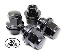 20 Black Oem Factory Mag Washer Lug Nuts 12x1.5 1.47 Toyota