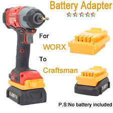 For Worx 20v Lithium Battery Adapter Convert To Craftsman 20v Cordless Tools New