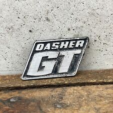 Volkswagen Dasher Gt Badge Vw Vintage 1970s Name Plate Emblem Logo