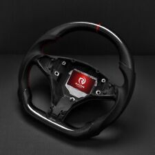 Real Carbon Fiber Customized Sport Universal Steering Wheel Model X S No Heated