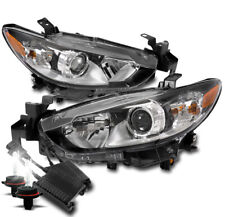 For 14-17 Mazda 6 Halogen Projector Headlight Headlamp Chrome W50w 8k Xenon Hid