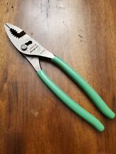 New Snap On Tools 49acf Green 9 Combo Slip-joint Pliers No Reserve