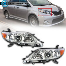 Projector Headlights Headlamps For 2011 2012 2013 Toyota Sienna Leftright Pair