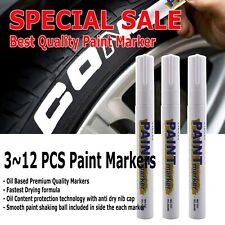 3-12 Paint Pen Marker Waterproof Permanent Car Tire Lettering Rubber