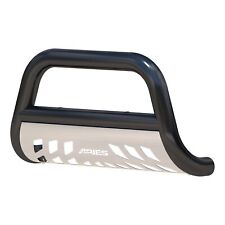 Aries Offroad 3in Black Stainless Bull Bar W Skid Plate For 1998-07 Ford Ranger