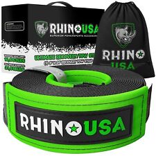 Rhino Usa Recovery Tow Strap 3x20ft Lab Tested 31518lb Break Strength Heavy