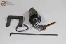 74-93 Mustang Ford Trunk Lock Cylinder Keys Black Cap New