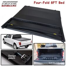 Fit For 2004-2008 Ford F-150 8ft Long Bed Four Fold Truck Bed Tonneau Cover