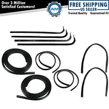 Door Window Run Channel Sweeps Seals Kit For 67-70 Ford F-series Pickup Truck