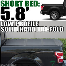 Topline For 19-22 Dodge Ram 1500 5.7 Bed Low Profile Hard Tri Fold Tonneau Cover