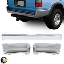 Step Bumper For Toyota 4runner 1996-2002 Rear Chrome Steel With Bumper Ends