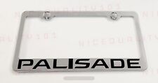 Palisade Stainless Steel Chrome Finished License Plate Frame Holder