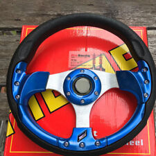 For Momo 13 6 Bolt Sport Steering Wheel 320mm Racing Drifting Blue Anti-slip F1