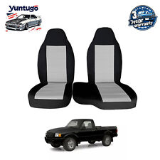 Fits For 2004-2012 Ford Ranger 6040 High Back Bench Seat Cover Black Gray