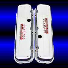 Tall Valve Covers For Big Block Chevy 427 Engines 427 Hp Emblems Chrome