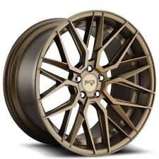 Fit Bentley 20 Staggered Niche Wheels M191 Gamma Matte Bronze Popular Rims