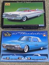 Gunze Chevrolet Impala 59 And Thunderbird 63 132 Model Kits 16987