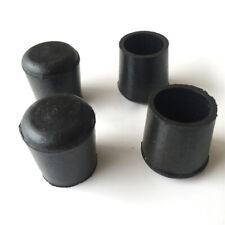 12 15 16-45mm Black Rubber Chair Table Feet Stick Pipe Tubing End Cover Caps