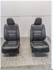13-15 Sedan Exl Honda Accord Front Passenger Driver Black Leather Seat Set