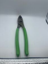 Snap On Tools New 49acfg 9 Combination Slip Joint Pliers Soft Grip Green 49acf