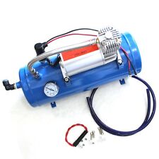150psi Air Compressor With 6 Liter Tank Dc 12v For Train Horns Motorhome Tires