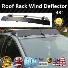 Universally Fit Rooftop 43 Roof Rack Crossbar Wind Fairing Air Deflector Kit