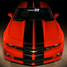 2010-2013 Chevy Camaro Rally Pace Stripes Full Racing Decals Ss Rs Matte Black