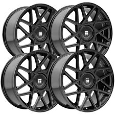 Set Of 4 Touren Tr66 18x8 5x1125x120 35mm Gloss Black Wheels Rims 18 Inch