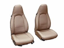 Iggee S.leather Custom Front Seat Covers For Porsche 911 928 944 968 Beige
