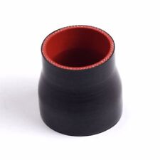 Black-red 3 To 3.5 76 - 89 Mm Straight Silicone Hose Reducer Turbo Coupler