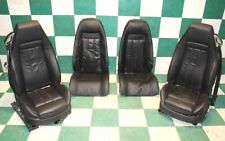 Note 04 Continental Gt Coupe Black Leather Power Buckets Seats Backseat Tracks