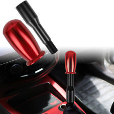Aluminum Bullet Red Manual Car Gear Shift Knob Shifter Extension