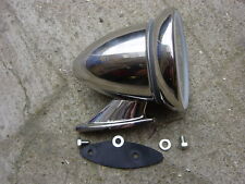 Classic Chrome Bullet Wing Door Mirror Universal Mg Triumph Lotus Healey Ford C